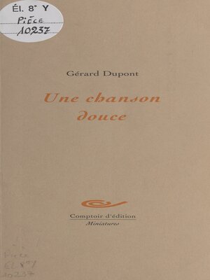 cover image of Une chanson douce